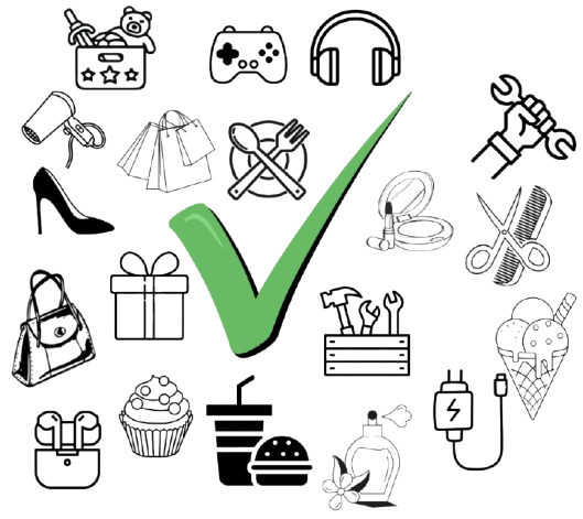 Produtos variados